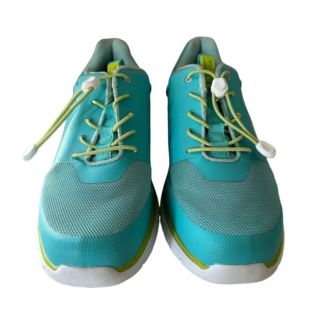 Anodyne 11 No. 23 Sport Runner Teal Lime Bungee Extra Wide W023-55-X-110